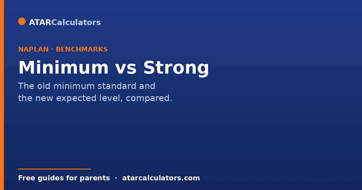 NAPLAN minimum standard versus proficient, the old and new benchmarks compared