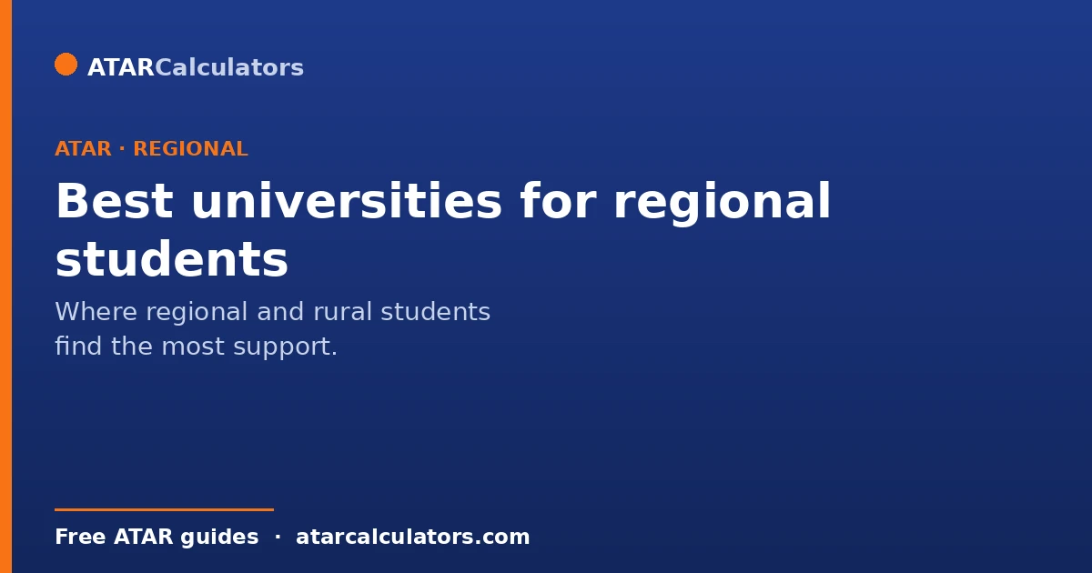 Best universities for regional and rural students and what to look for