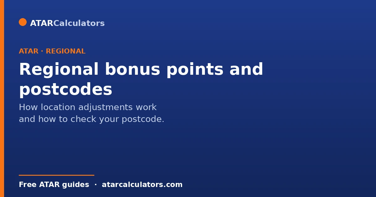 Regional bonus points and how eligible postcodes work