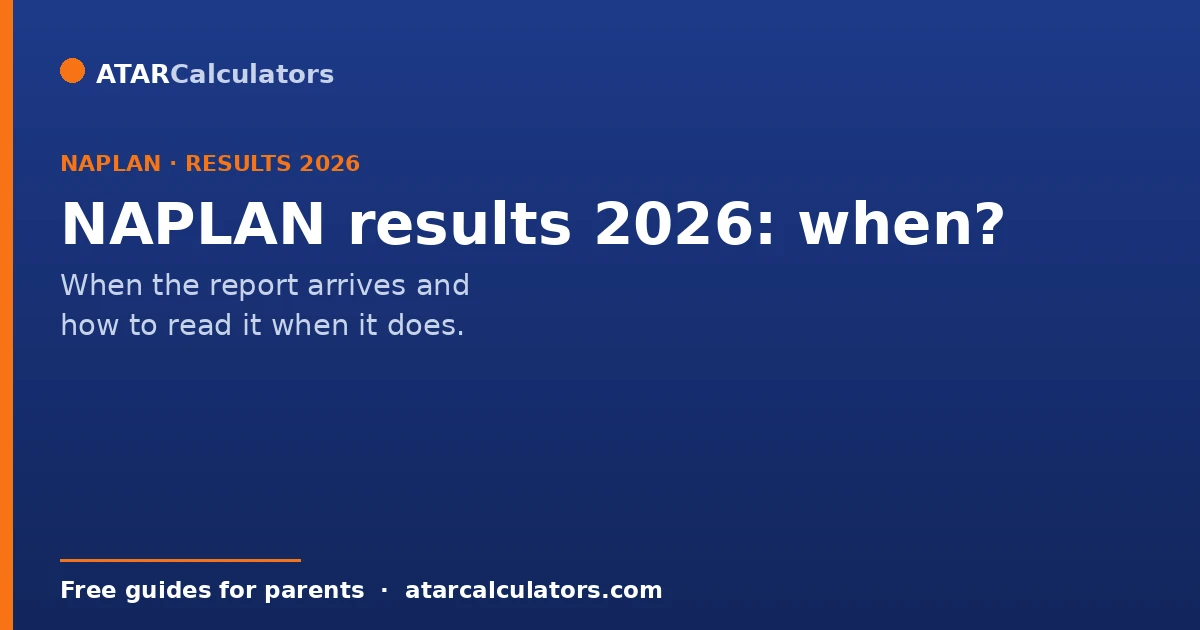 NAPLAN results 2026, when results come out and how to access them