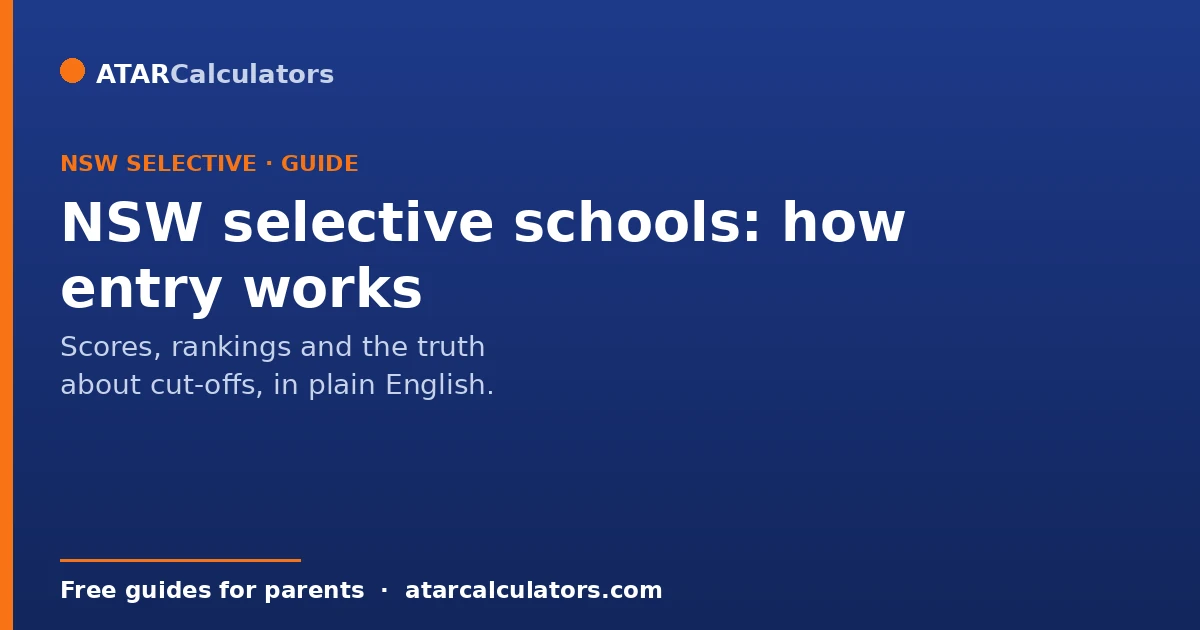 NSW selective schools guide: scores, cut-offs and how entry works